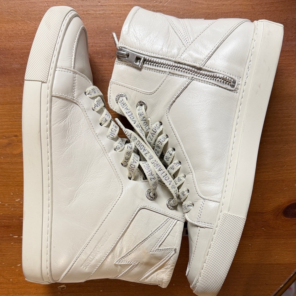 Zadig & Voltaire Women's High-Top leather sneakers